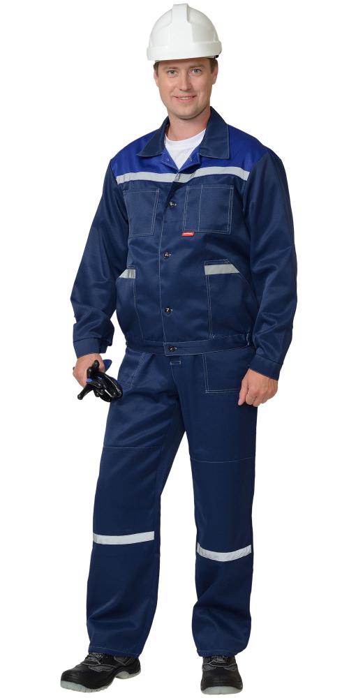 Костюм "Легионер" куртка, п/к (т.синий с васильковым)