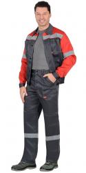 Костюм "ЛЕГИОНЕР" куртка, брюки (серый с красным)