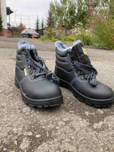 Ботинки рабочие "Safety Shoes" МП, ПУ ПУ, утепленные искуственным мехом