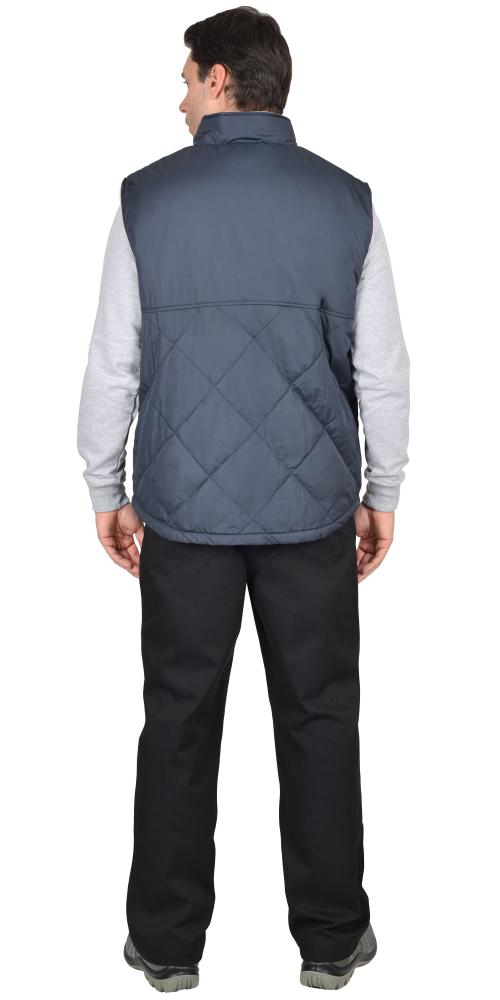 Жилет утепленный "Скандинавия" (темно- синий)