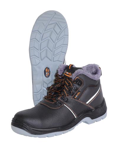 Ботинки рабочие "Европа" ПКП, МС, ПУ ТПУ, утепленные иск.мехом