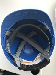 Каска защитная Kazat с регулятором синяя