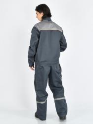 Костюм "Форвард" куртка, брюки (серый со св.серым)