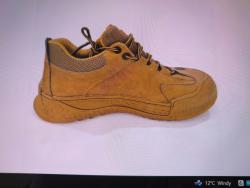 Кроссовки кожаные D3 с МП (коричневые)